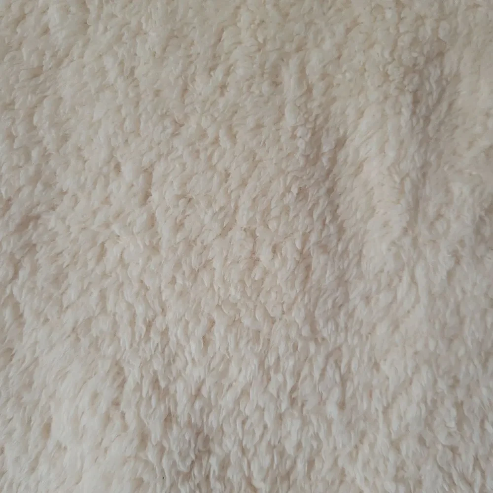 Cozy Cream Fuzzy Cropped Long Sleeve Pullover Top